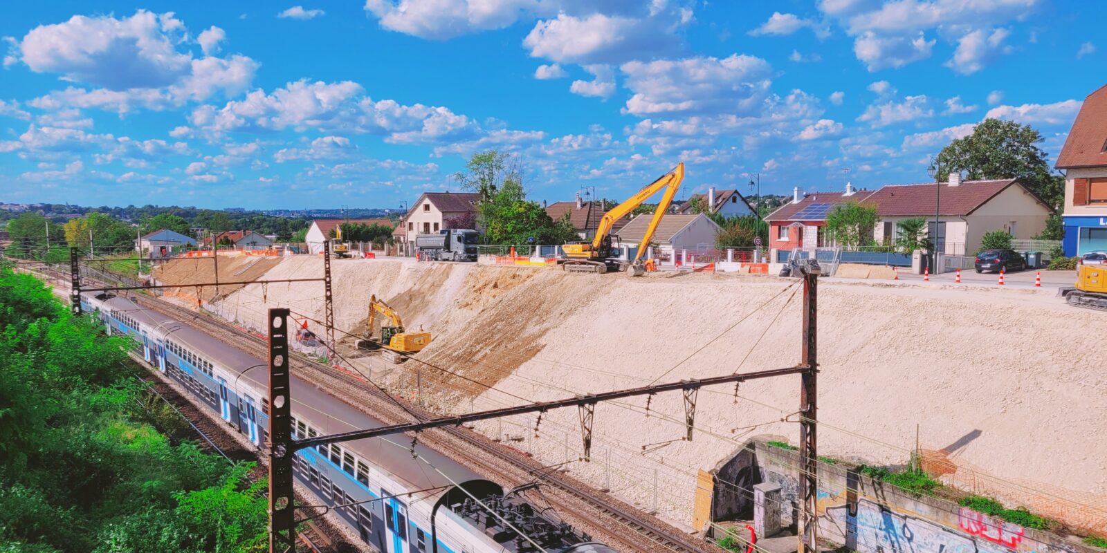 Travaux de confortement de la tranchée des Godeaux – Yerres (91)